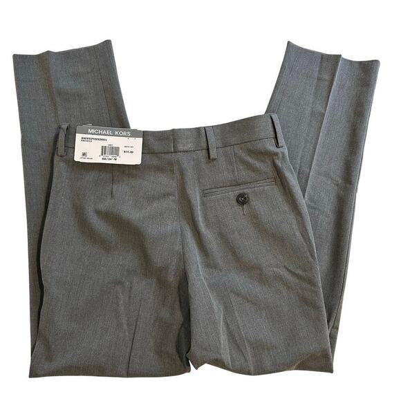 NWT Michael Kors Gray Dress Pants Boys 8 - Picture 2 of 7